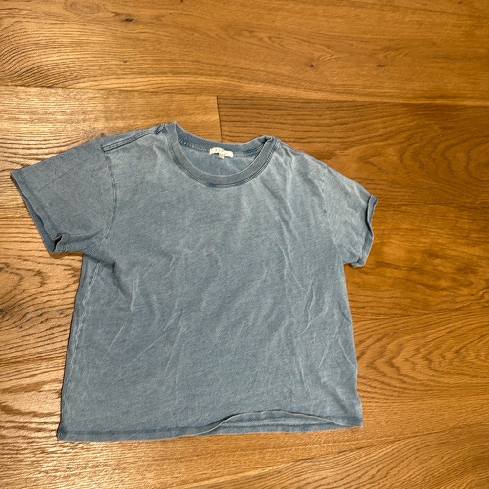 Z Supply Short Sleeve Tee in Faded Blue